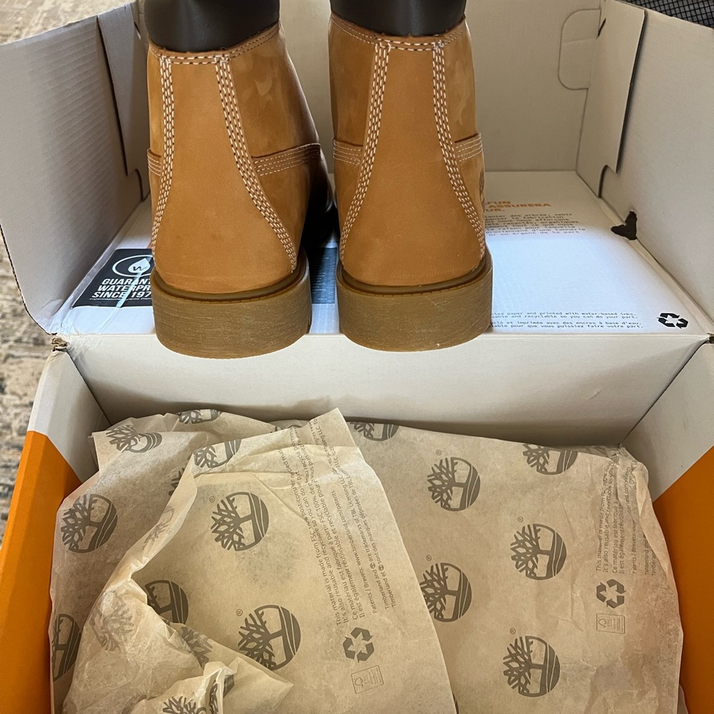 Timberland Tan Tactical Boots with Nubuck Leather - Picture 6 of 7